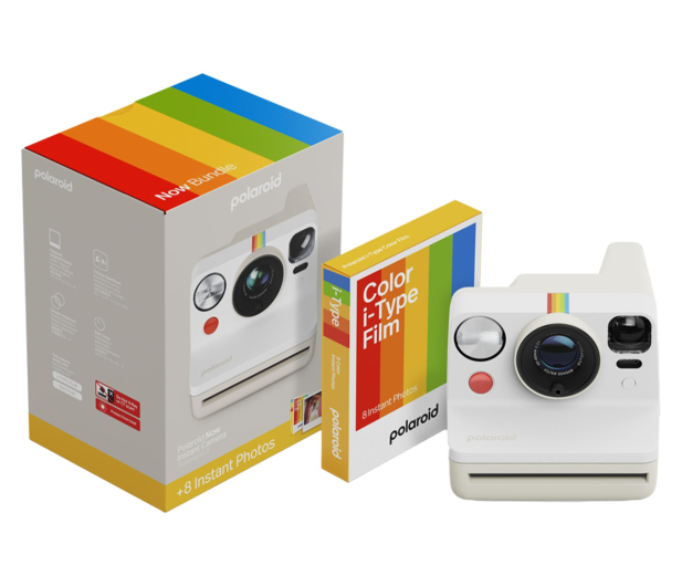 Polaroid Now Gen 3 biały + wkłady (8 zdjęć) - 1334423 - zdjęcie